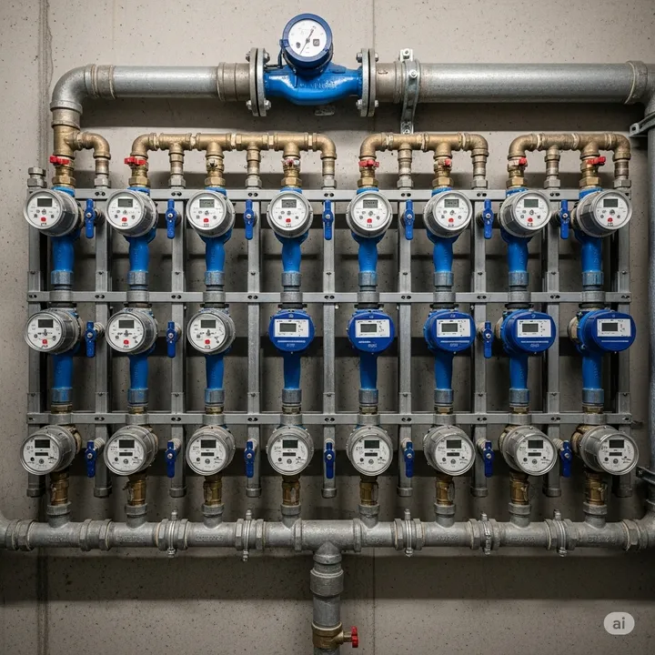 Instalación y mantenimiento de batería de contadores